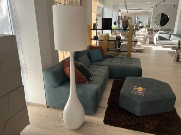 Fehér Olasz, design állólámpa